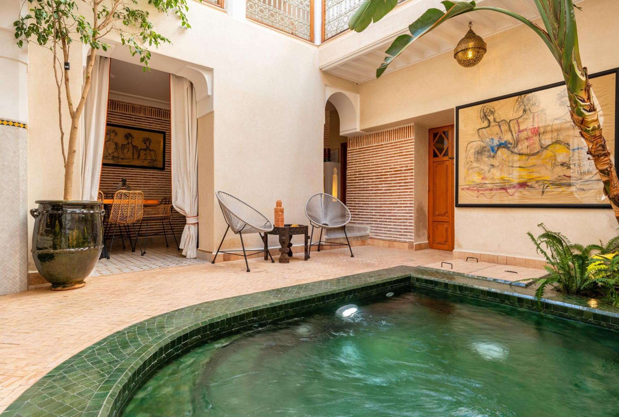 Riad The D'Orient - Piscine Privee - Petit Dejeuner Marrakesh Eksteriør billede